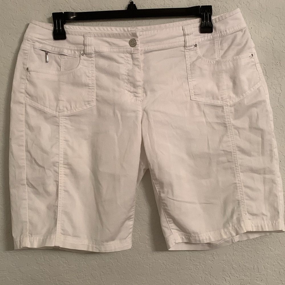 White House Black Market Bermuda Shorts Cotton Blend Women’s Size 12